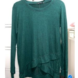 PINK CLOVER long emerald green sweater